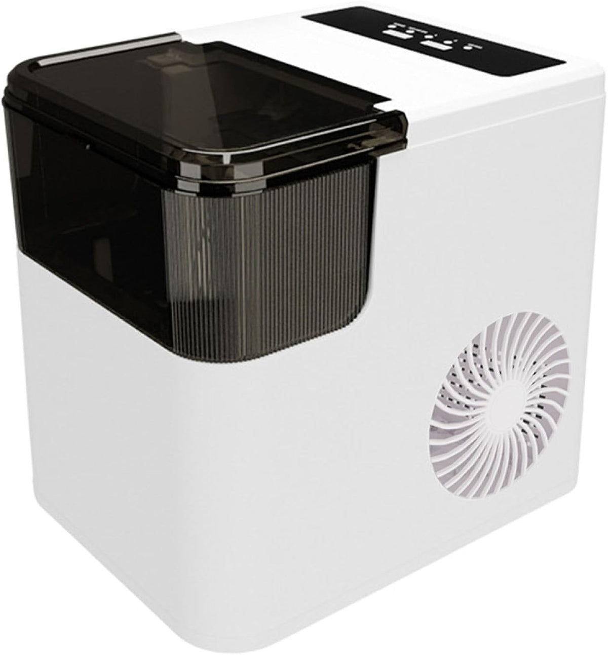SHENGSHIYU, Macchina per cubetti di ghiaccio, 0,5 kg, 33,5 × 27,5 × 34 cm, 165 W, Grigio