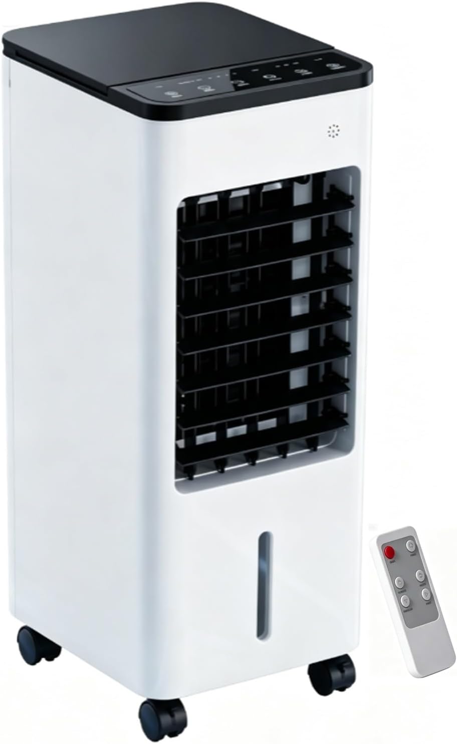 WTJDCCY, Condizionatore portatile, 6 Litri, 56×24×20 cm, 60 W, Bianco, telecomando, timer