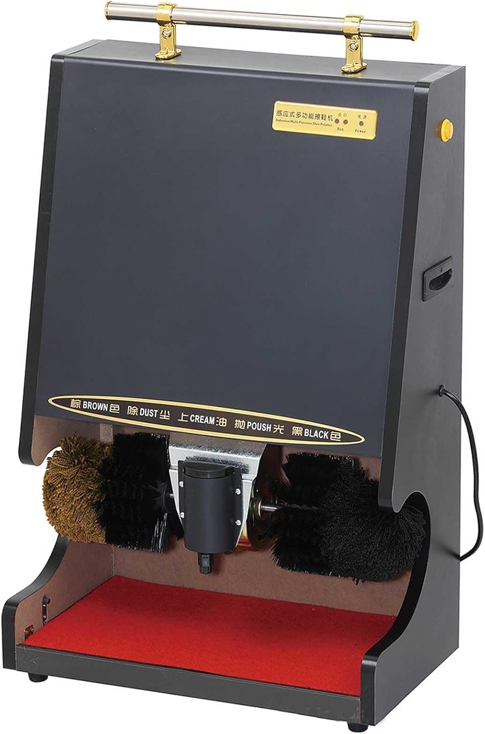 KRXSOBNV, Detergenti per scarpe, 110 V, 100 W, 1200 giri/min, Nero