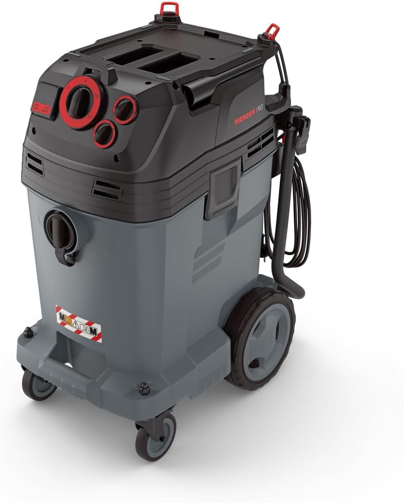 MENZER, Aspirapolvere solidi e liquidi, 180 kg, 440 l, 240 V, Nero