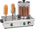 KLARSTEIN, Macchine per Hot Dog, 600 W, 30-100 °C, 20 cm, Argento, acciaio inox, illuminazione LED