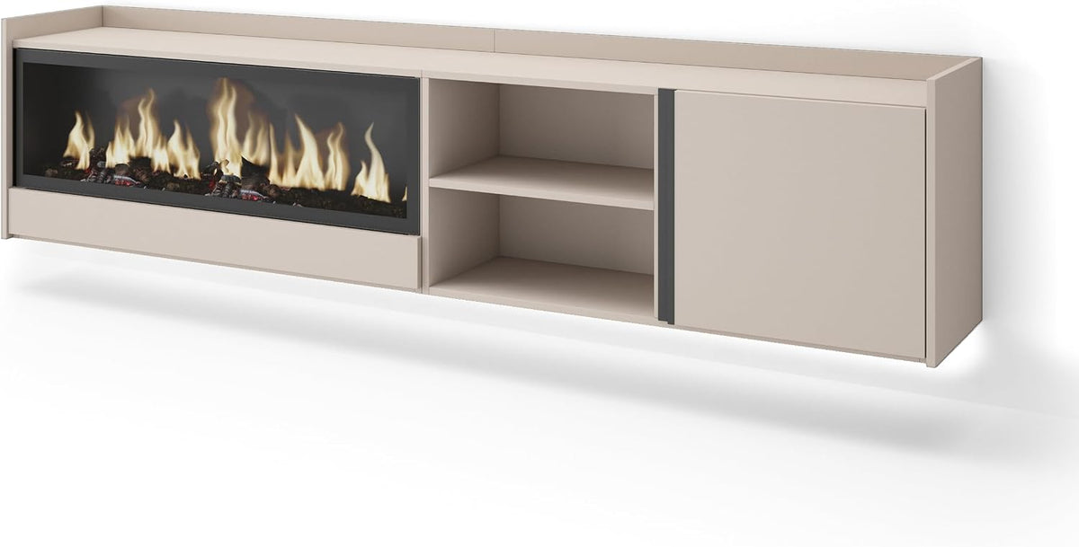 Skraut Home, Smart TV, 109 cm, 50 cm, 35 cm, Nero, alluminio, illuminazione LED, telecomando