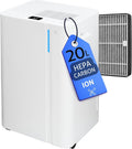 Deumidificatore, Turbionaire, 20 L, Bianco, timer, filtro HEPA