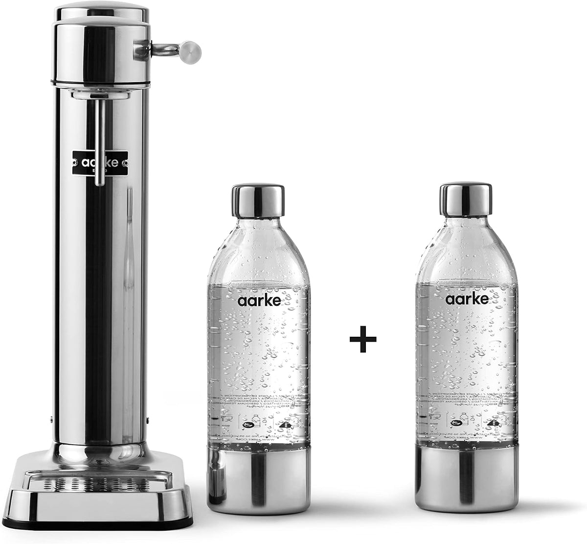 aarke, Gasatori d'acqua, 800 ml, Argento