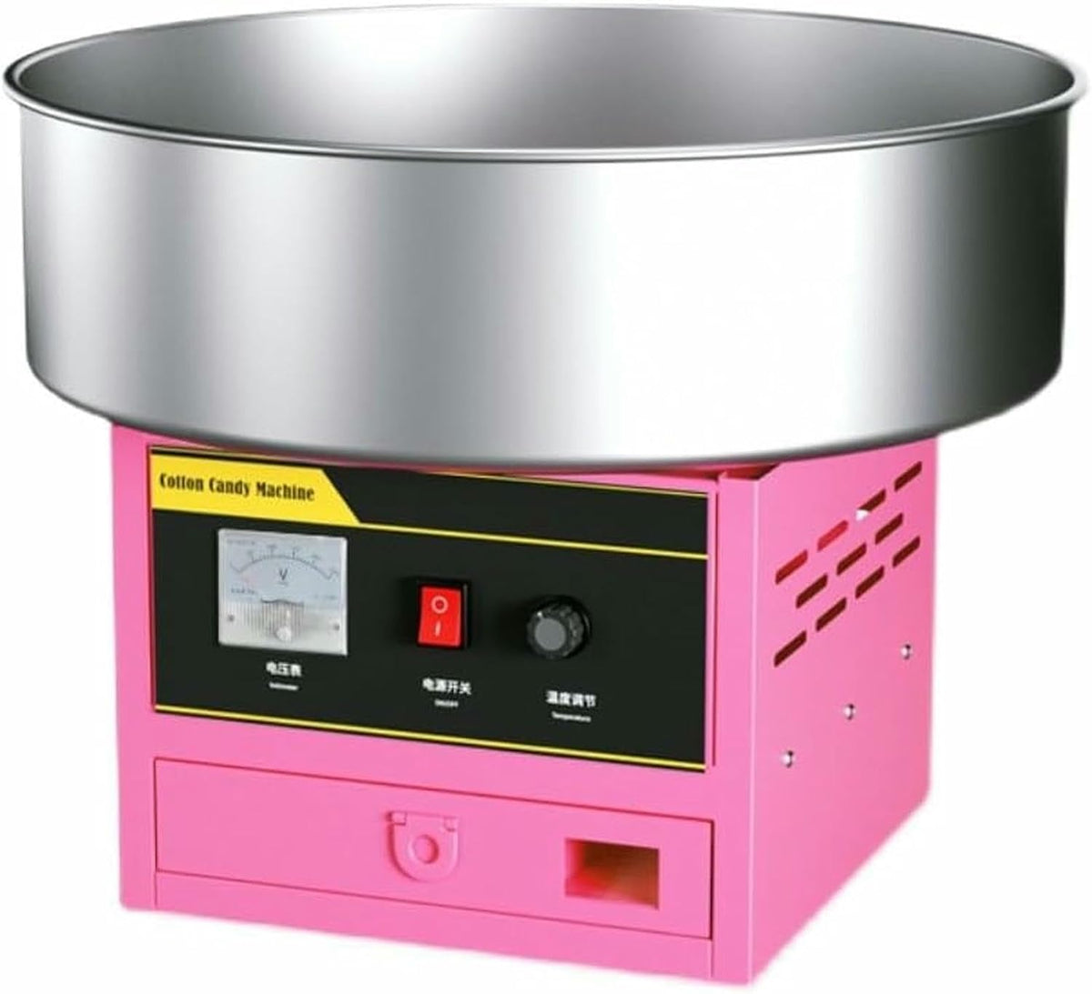 Macchine per zucchero filato, 32 x 32 x 41,5 cm, 450 mm, 160 mm, Nero, acciaio inox