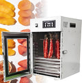 SHENGSHIYU, Essiccatori per alimenti, 15 kg, 340×400×550 mm, 800 W, Nero, acciaio inox, 2 in 1