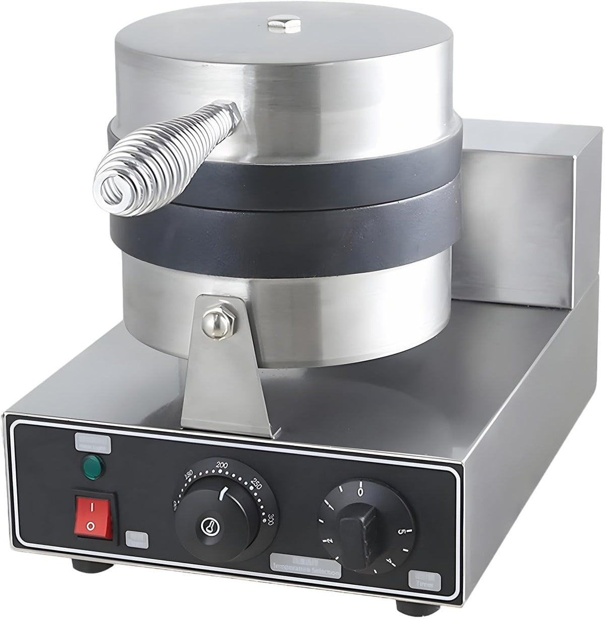 Macchine per Waffle, WEICNE, 1300 W, 11,3 cm, 250 °C, Nero, acciaio inox, timer