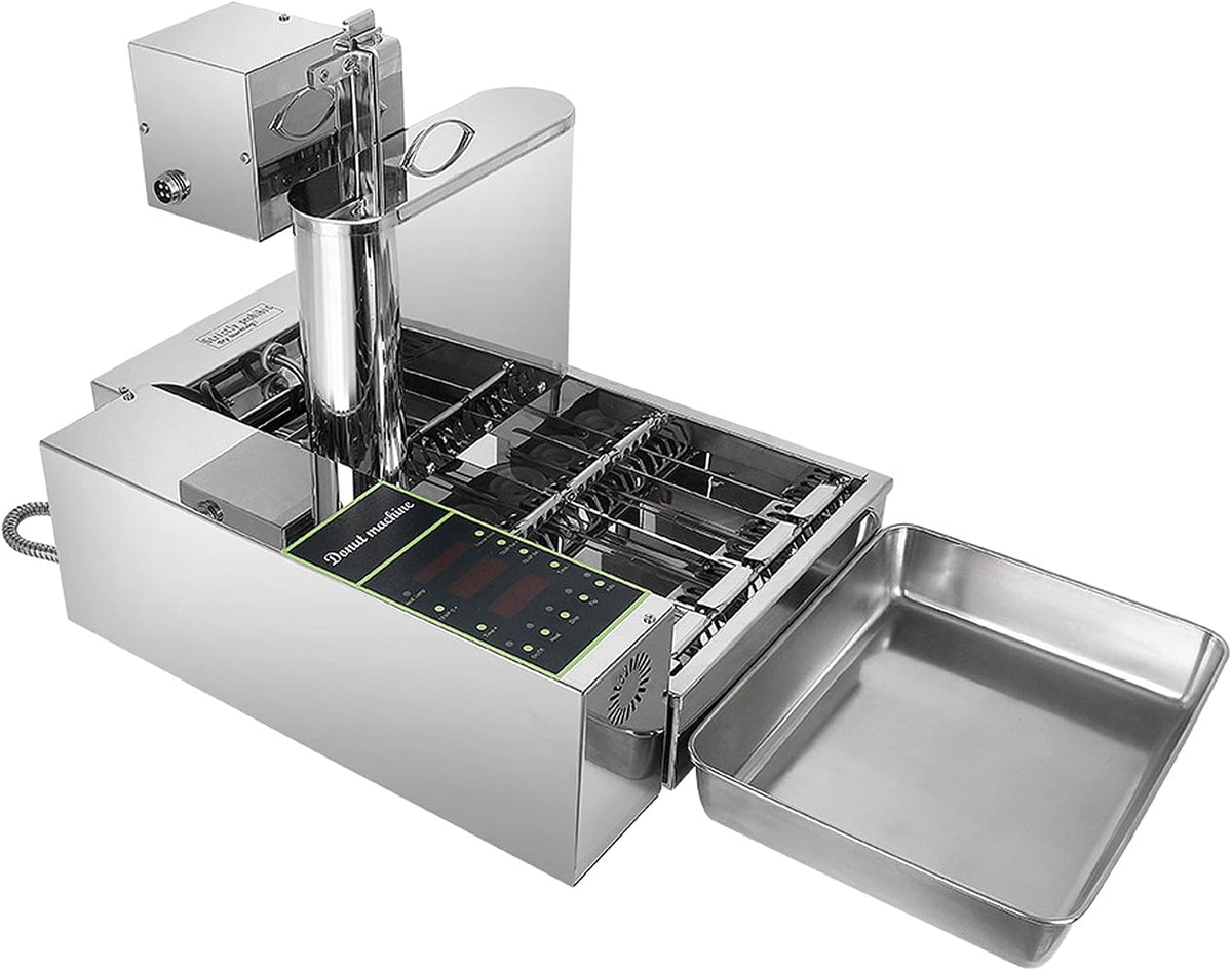 Elettrodomestici per la cucina, QUSYZD, 2000 W, 6 Litri, 45 mm, Nero, acciaio inox, illuminazione LED