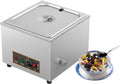 Tavolo, GLJTUO, 1000 W, 6 l, 15 cm, Argento, acciaio inox