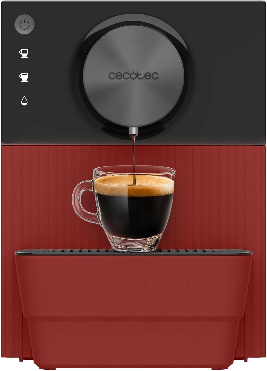 Cecotec, Macchina da caffè, 1350 W, 19 bar, Rosso