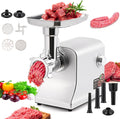 Huanyu, Tritacarne, 2800 W, 2,5 kg, Nero, acciaio inox, protezione dal surriscaldamento