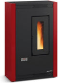 Extraflame, Impianti di riscaldamento a pellet, 4,4 kW, 10 kg, 8 cm, Nero