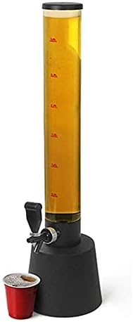 LXYDPZ, Spillatori per birra, 3 Litri, 20x20x85,5 cm, Nero