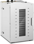 Essiccatori per alimenti, Helloshop26, 40 x 40 cm, 230 V, 1500 W, Nero, acciaio inox, timer
